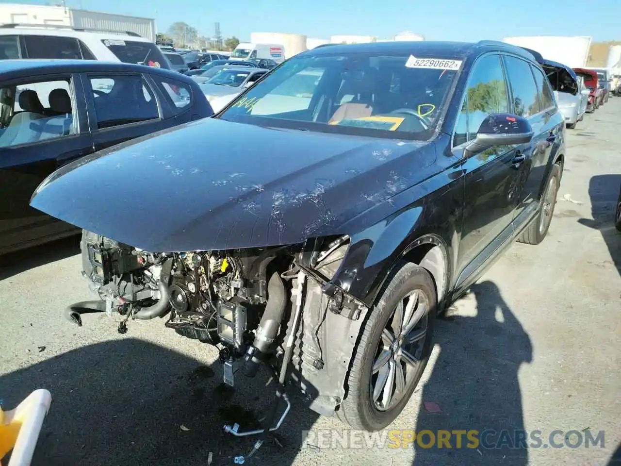 2 Photograph of a damaged car WA1AHAF78KD030036 AUDI Q7 2019