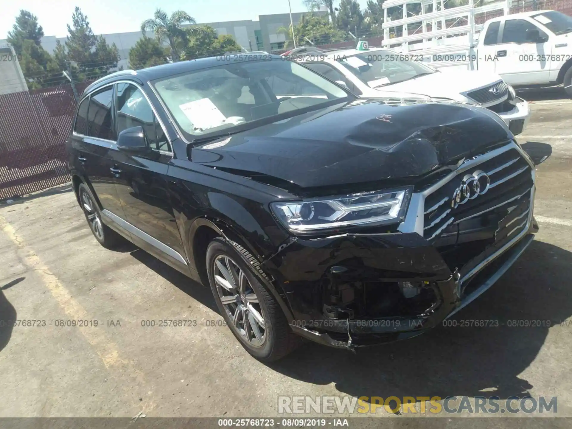 1 Photograph of a damaged car WA1AHAF78KD033678 AUDI Q7 2019