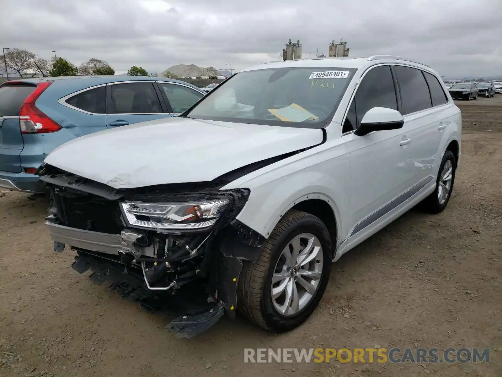 2 Photograph of a damaged car WA1AHAF78KD034913 AUDI Q7 2019