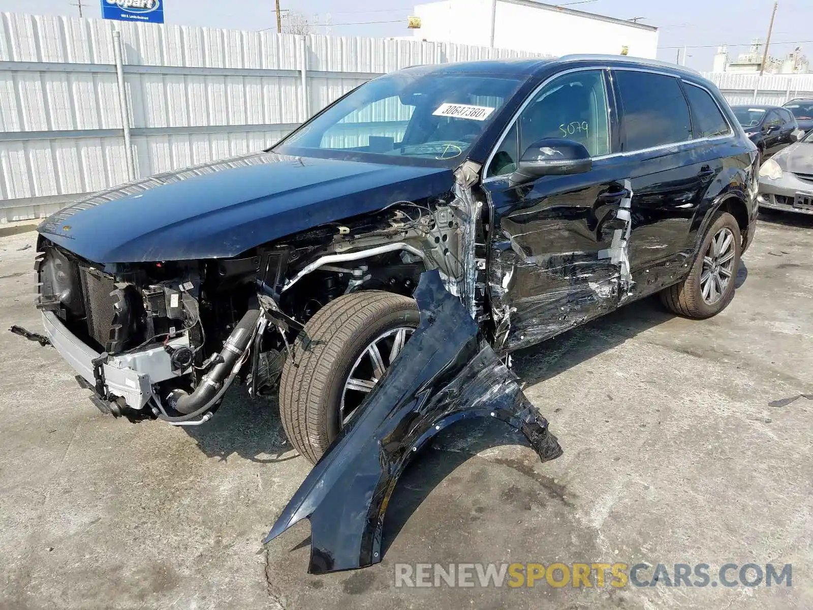 2 Фотография поврежденного автомобиля WA1AHAF79KD027419 AUDI Q7 2019