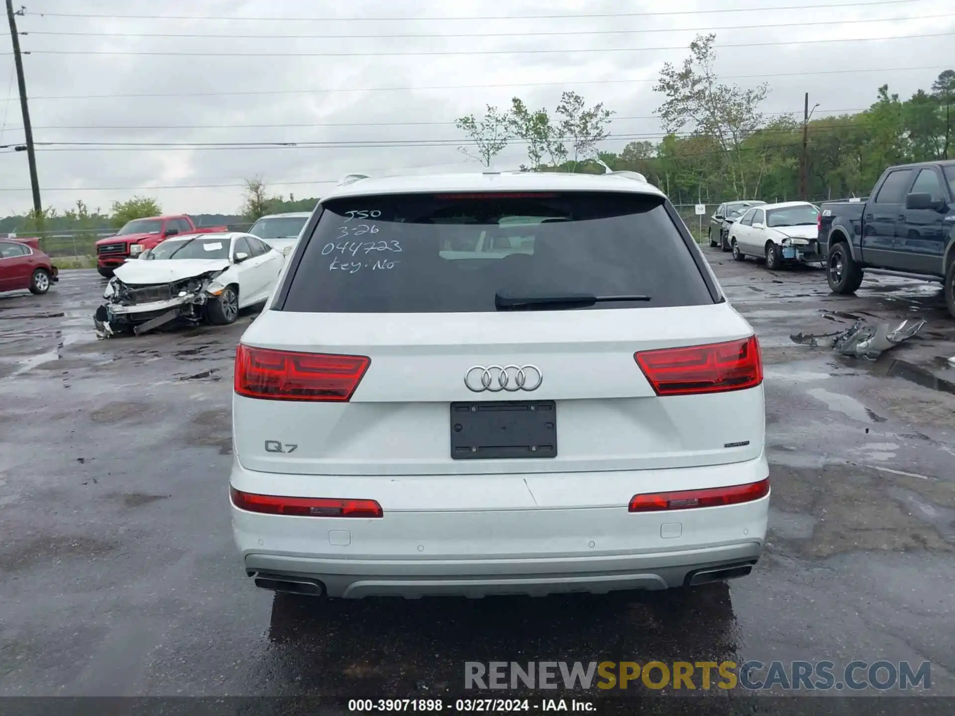 16 Photograph of a damaged car WA1AHAF79KD044723 AUDI Q7 2019