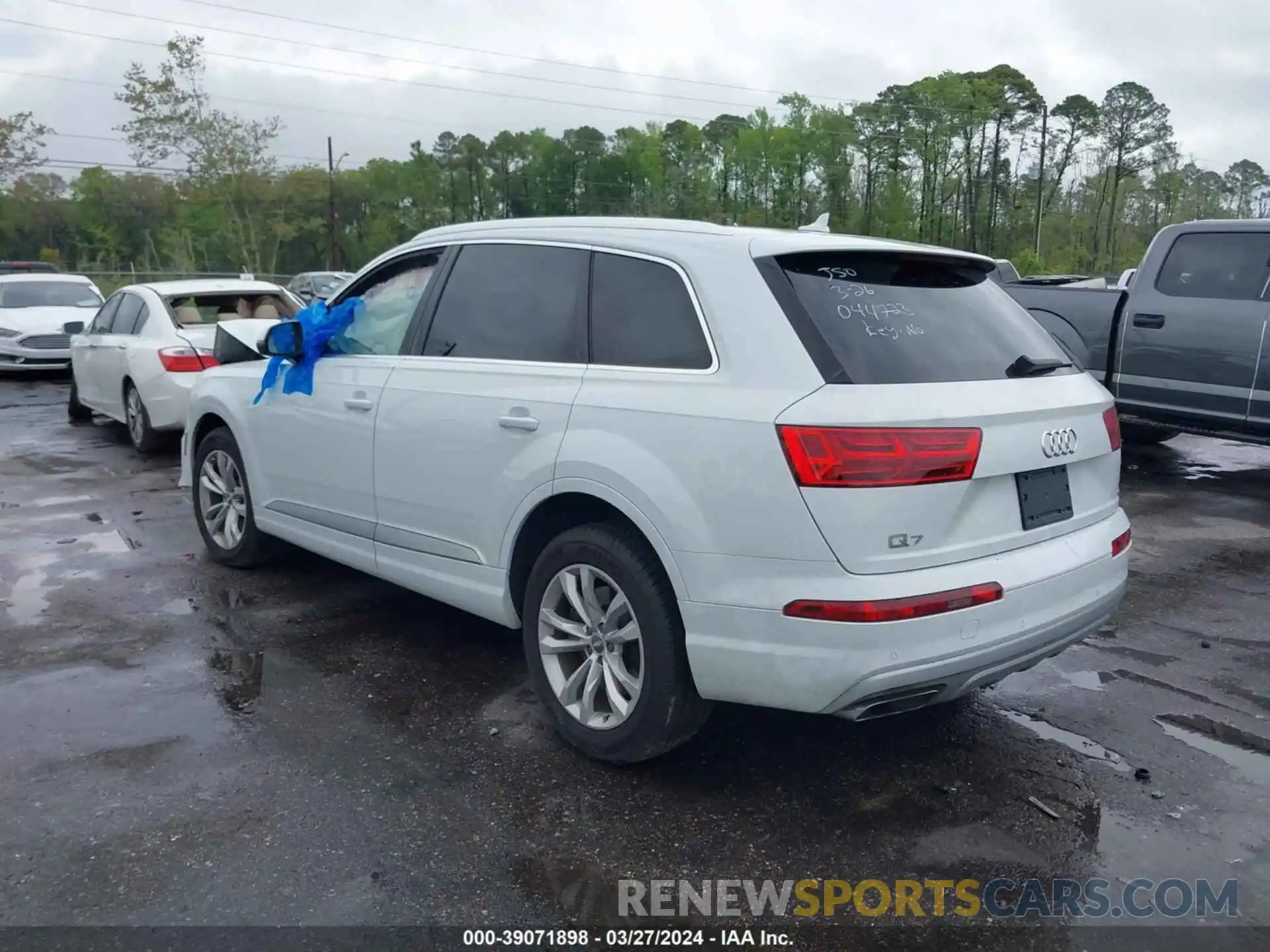 3 Photograph of a damaged car WA1AHAF79KD044723 AUDI Q7 2019