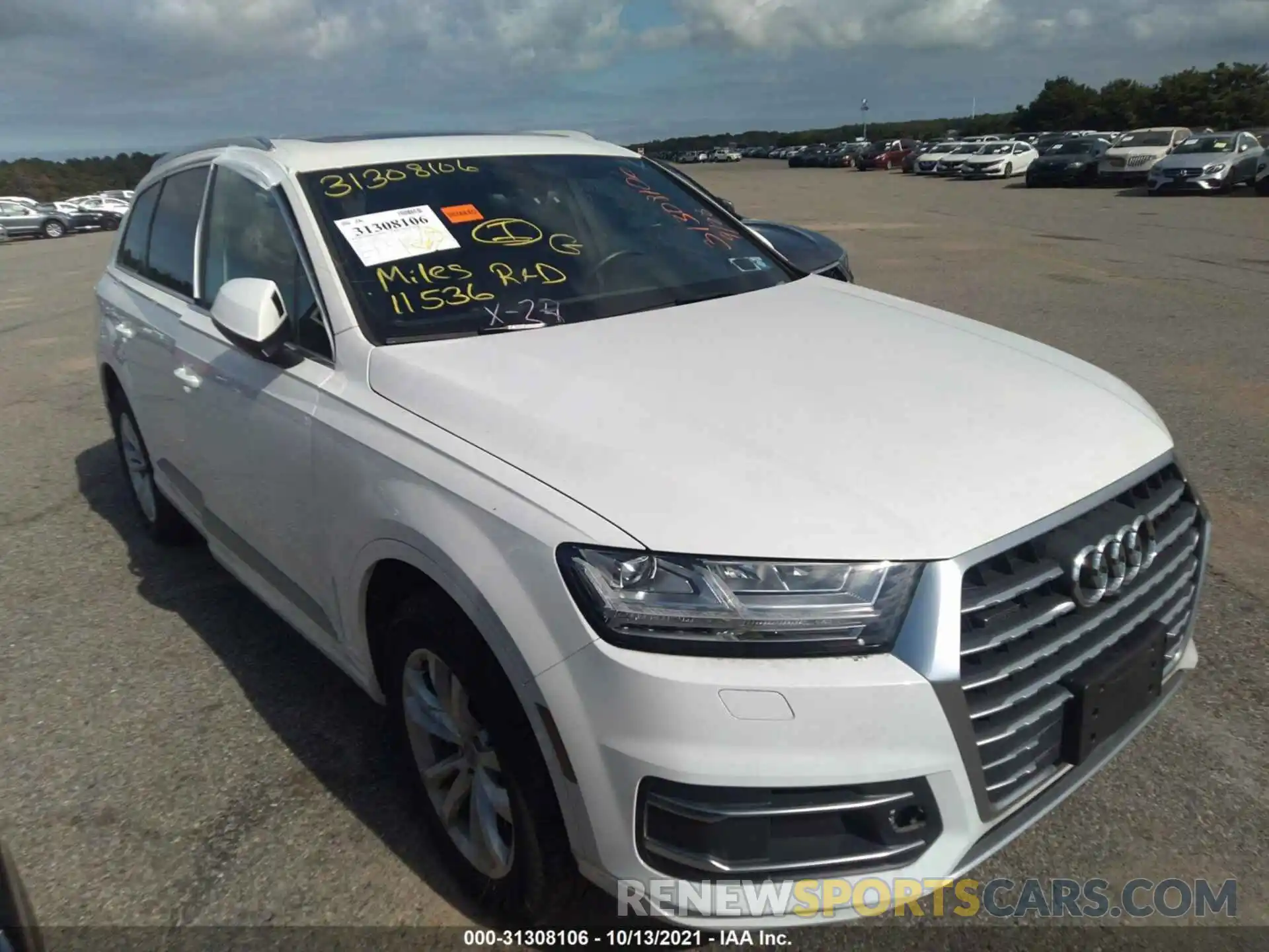 1 Фотография поврежденного автомобиля WA1AHAF79KD047444 AUDI Q7 2019