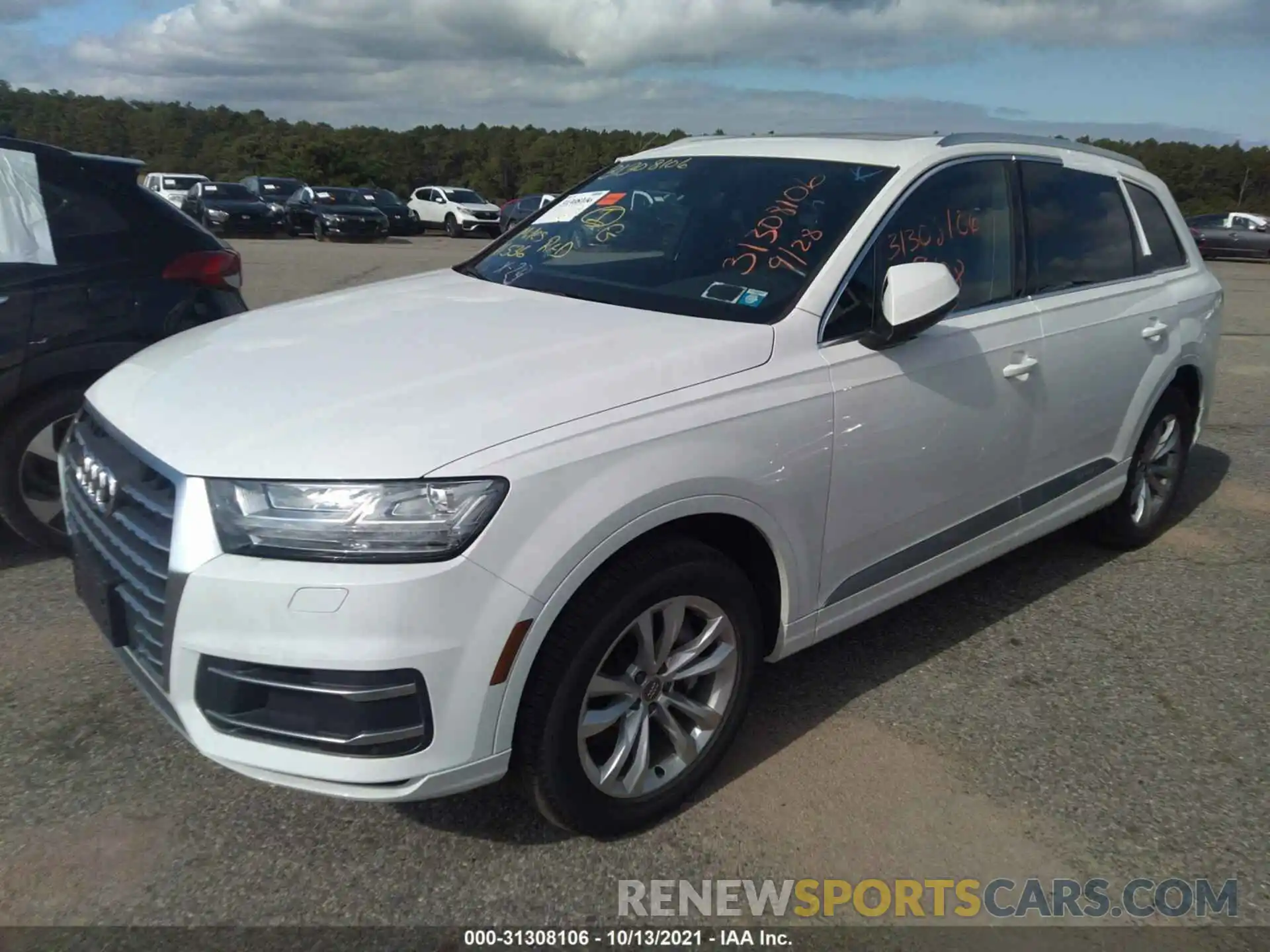 2 Photograph of a damaged car WA1AHAF79KD047444 AUDI Q7 2019