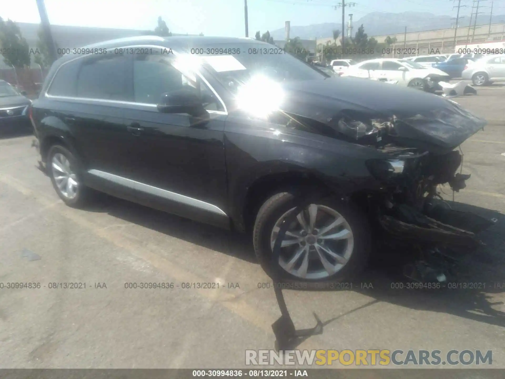 1 Photograph of a damaged car WA1AHAF7XKD025470 AUDI Q7 2019