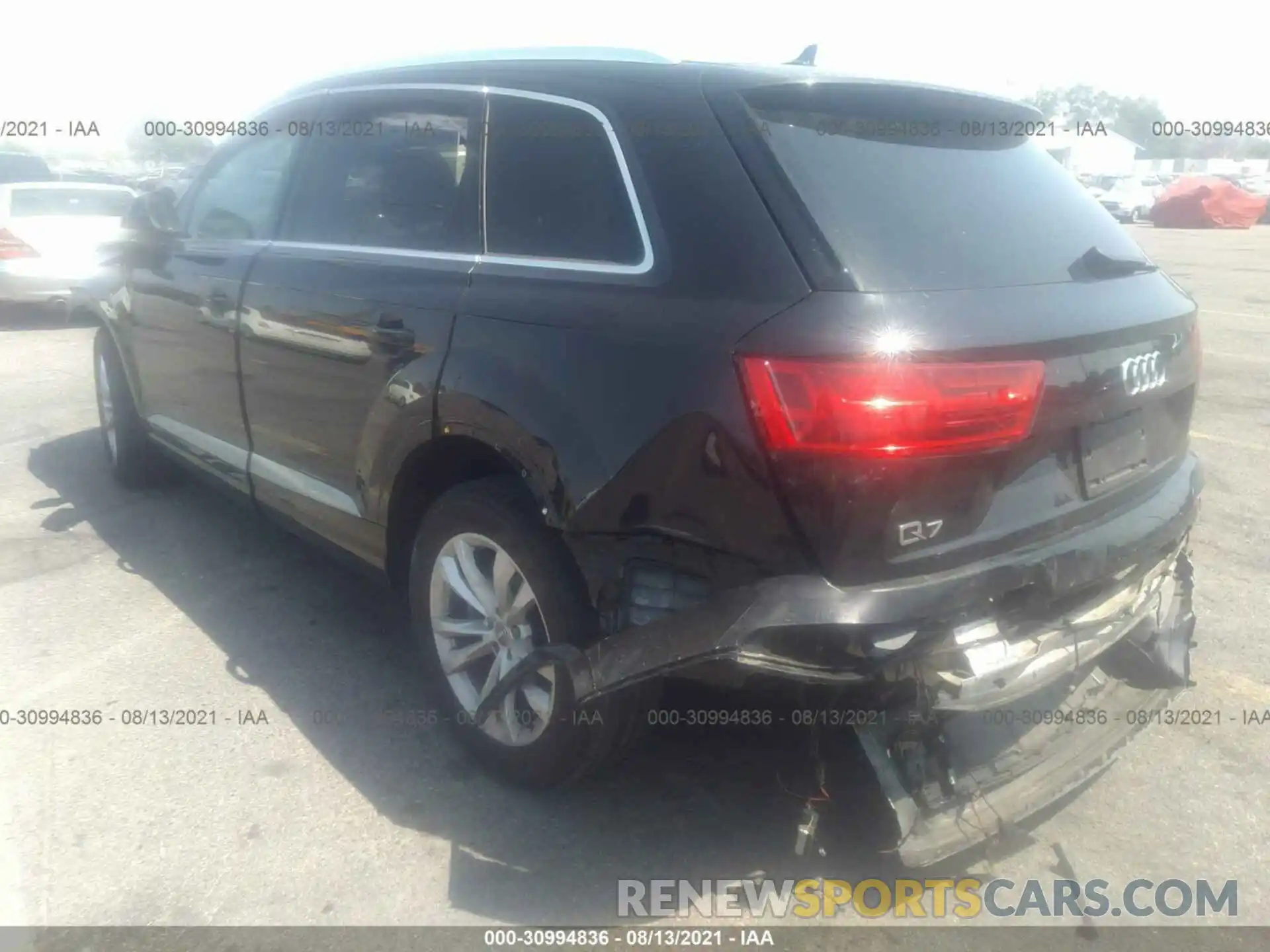 3 Фотография поврежденного автомобиля WA1AHAF7XKD025470 AUDI Q7 2019