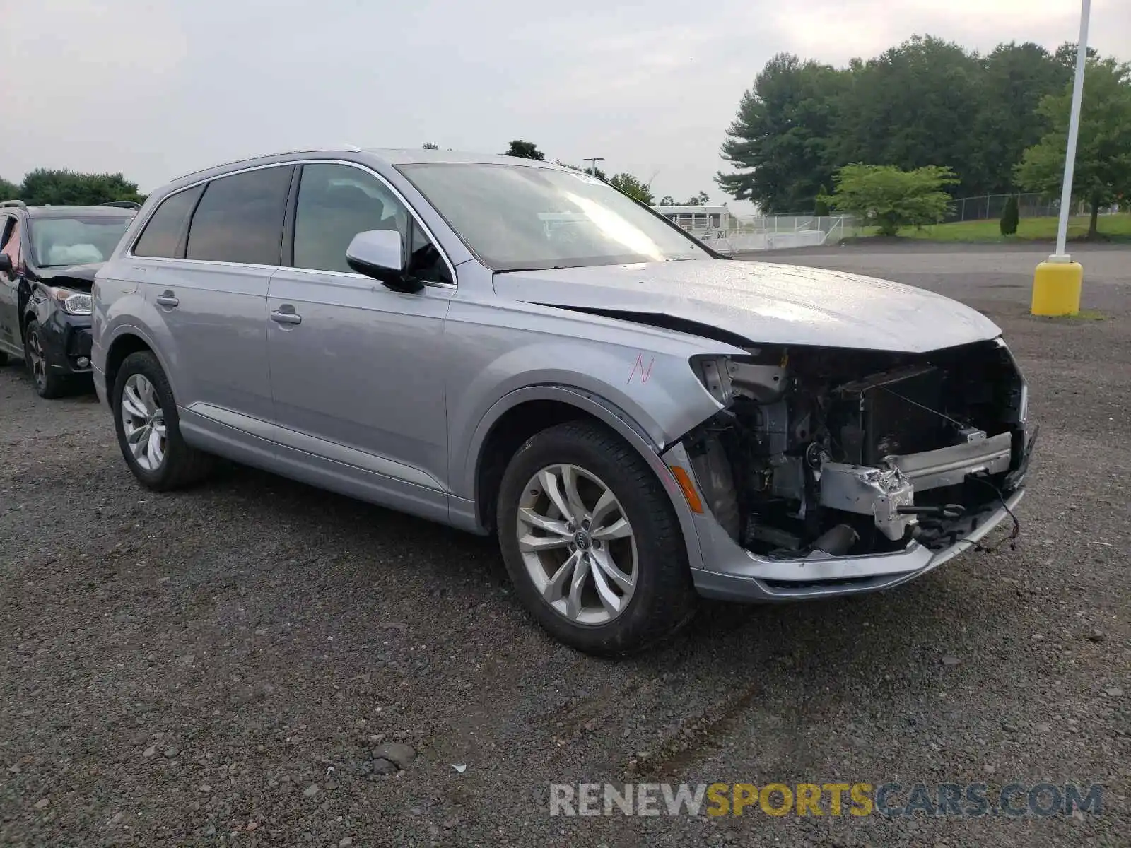 1 Photograph of a damaged car WA1AHAF7XKD027476 AUDI Q7 2019