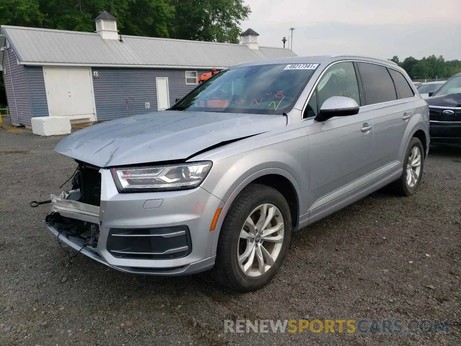 2 Photograph of a damaged car WA1AHAF7XKD027476 AUDI Q7 2019