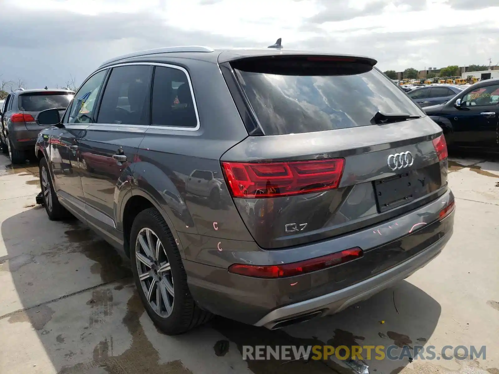 3 Фотография поврежденного автомобиля WA1AHAF7XKD032418 AUDI Q7 2019