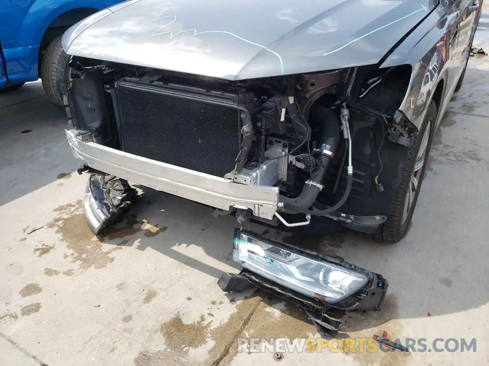 9 Фотография поврежденного автомобиля WA1AHAF7XKD032418 AUDI Q7 2019