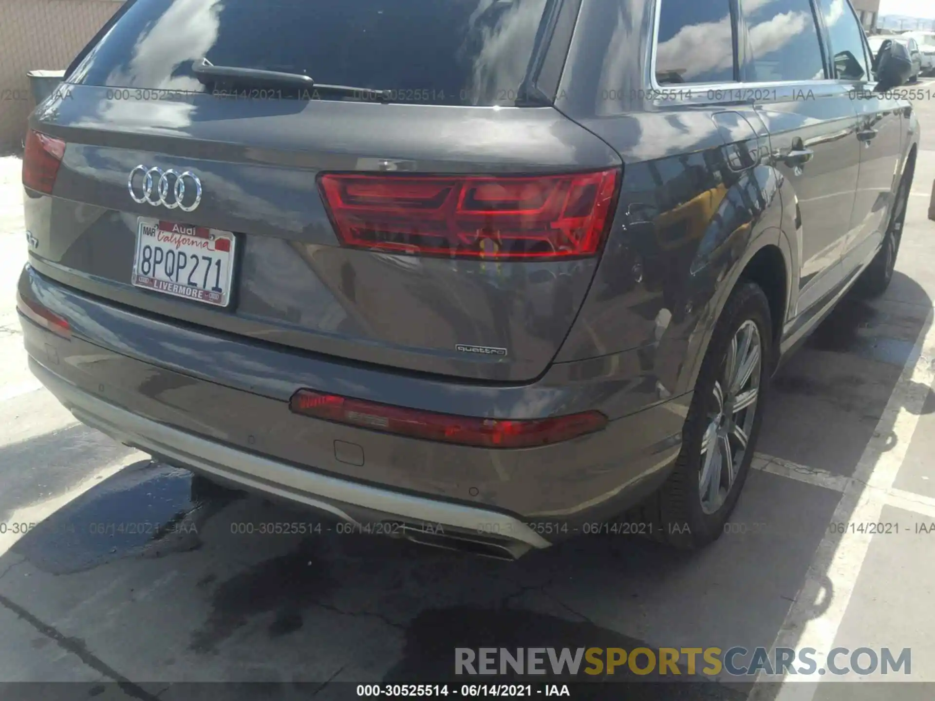 6 Photograph of a damaged car WA1AHAF7XKD034069 AUDI Q7 2019