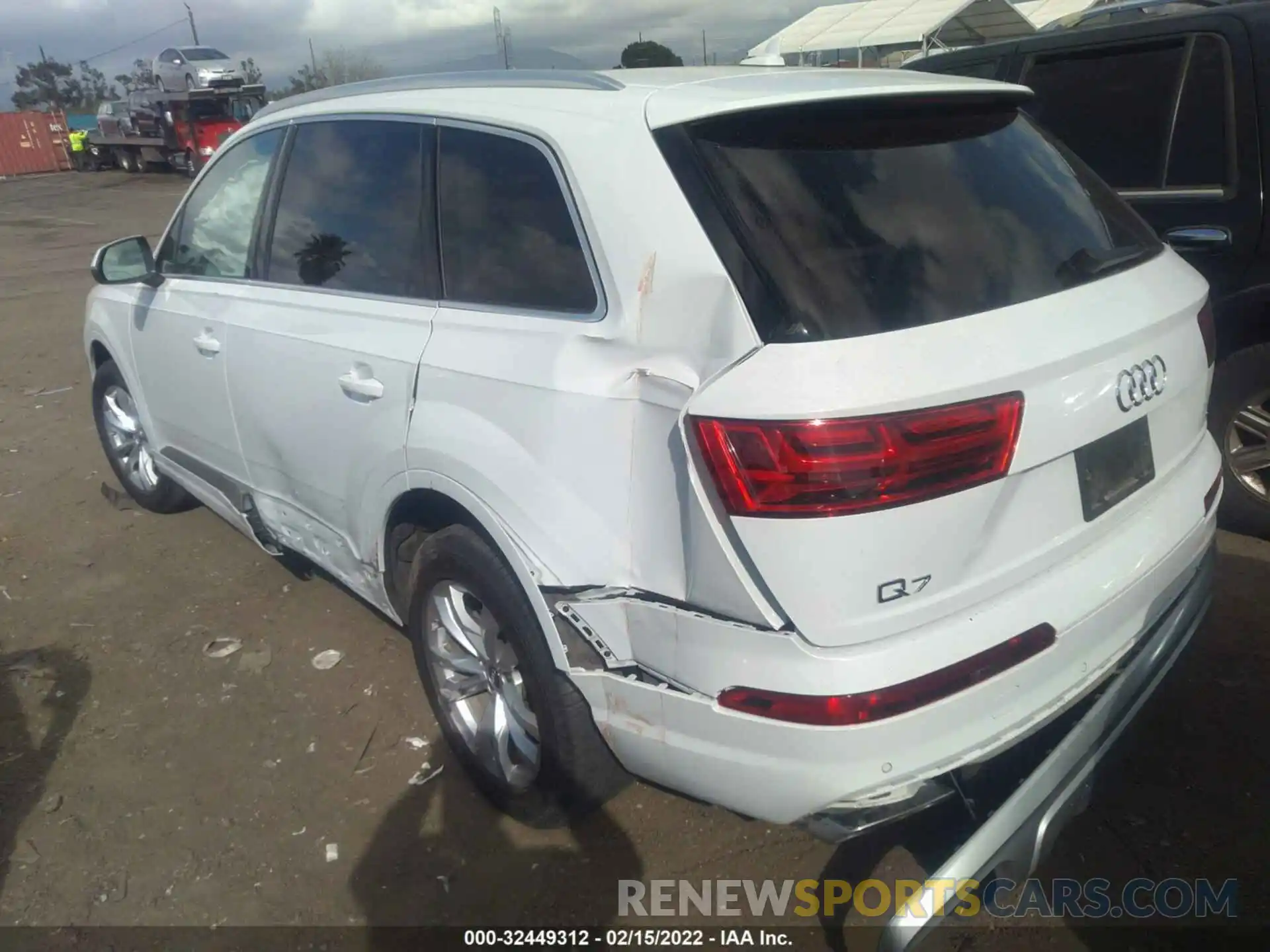 3 Фотография поврежденного автомобиля WA1AHAF7XKD037361 AUDI Q7 2019