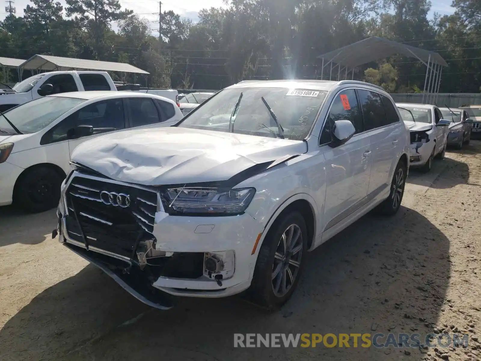 2 Photograph of a damaged car WA1LAAF70KD024289 AUDI Q7 2019