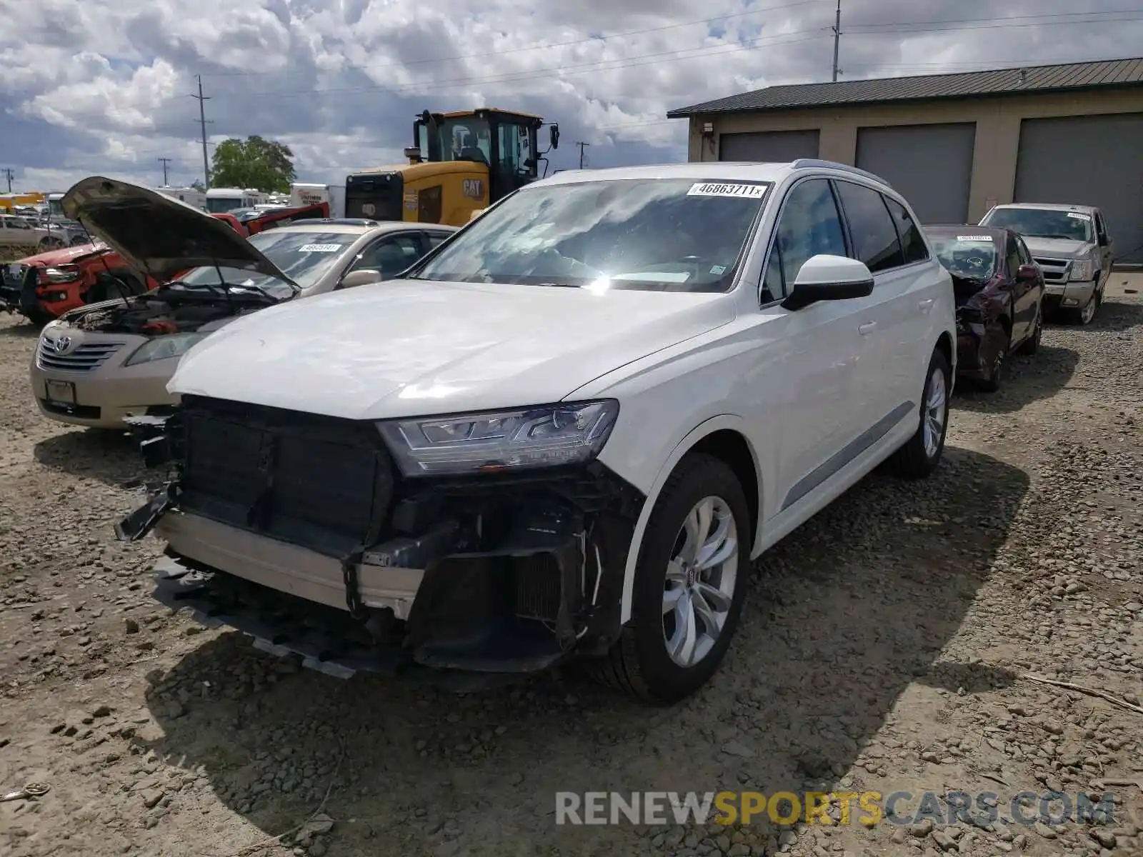 2 Photograph of a damaged car WA1LAAF70KD043943 AUDI Q7 2019