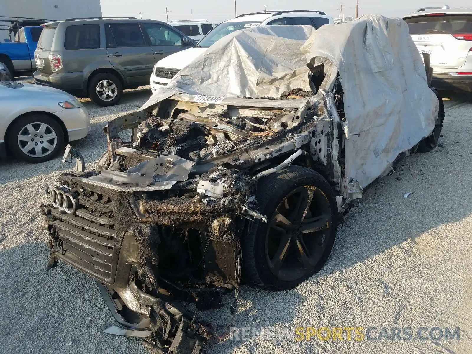 2 Photograph of a damaged car WA1LAAF70KD048351 AUDI Q7 2019