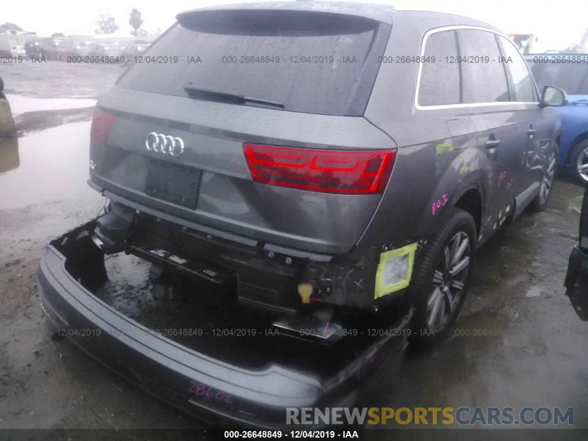 4 Фотография поврежденного автомобиля WA1LAAF71KD006917 AUDI Q7 2019