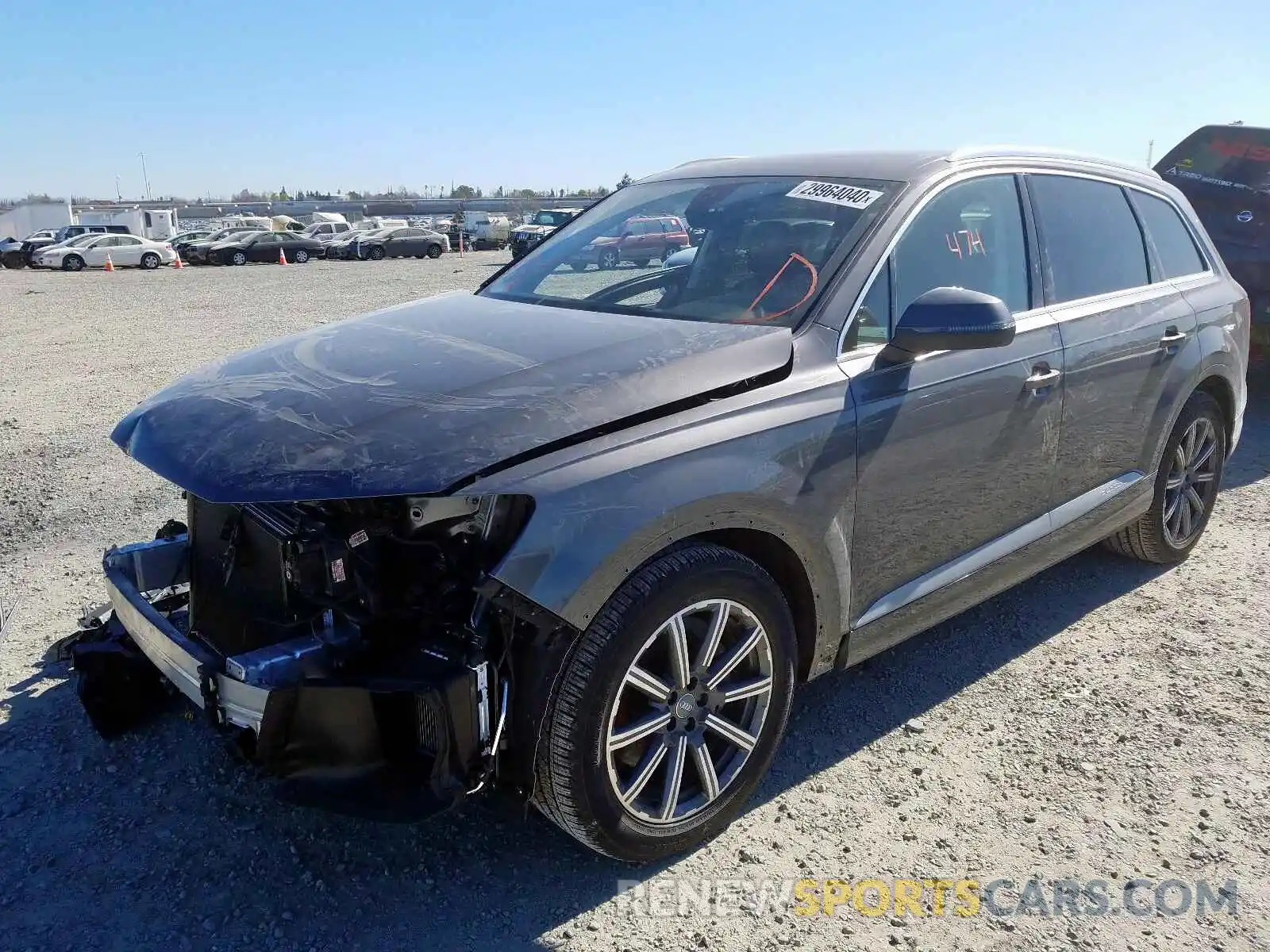 2 Photograph of a damaged car WA1LAAF71KD044809 AUDI Q7 2019