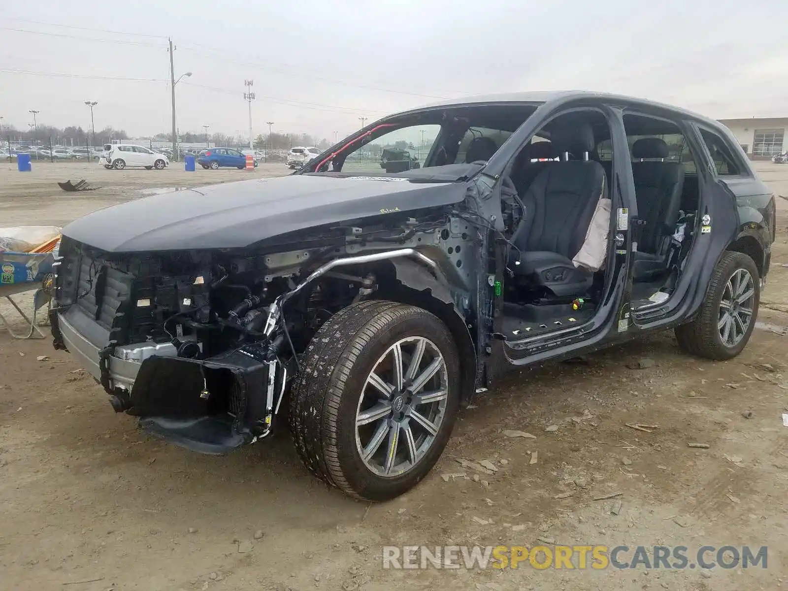 2 Photograph of a damaged car WA1LAAF72KD007350 AUDI Q7 2019