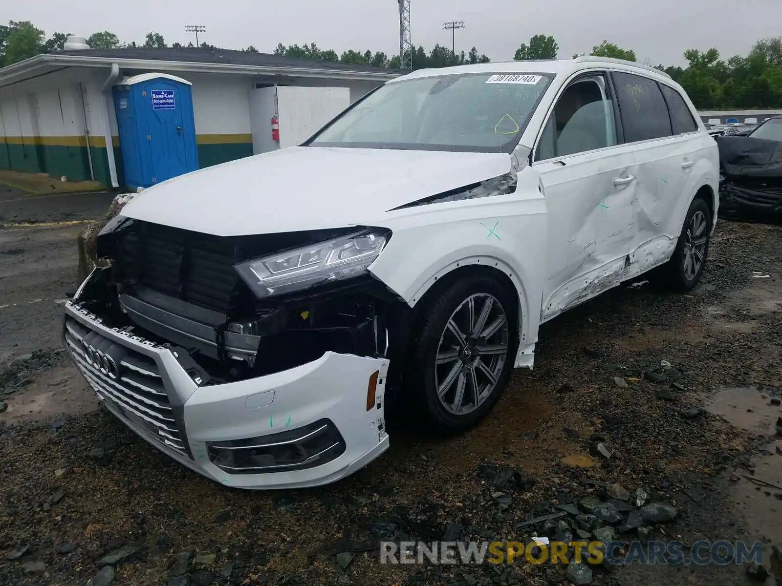 2 Photograph of a damaged car WA1LAAF72KD010314 AUDI Q7 2019