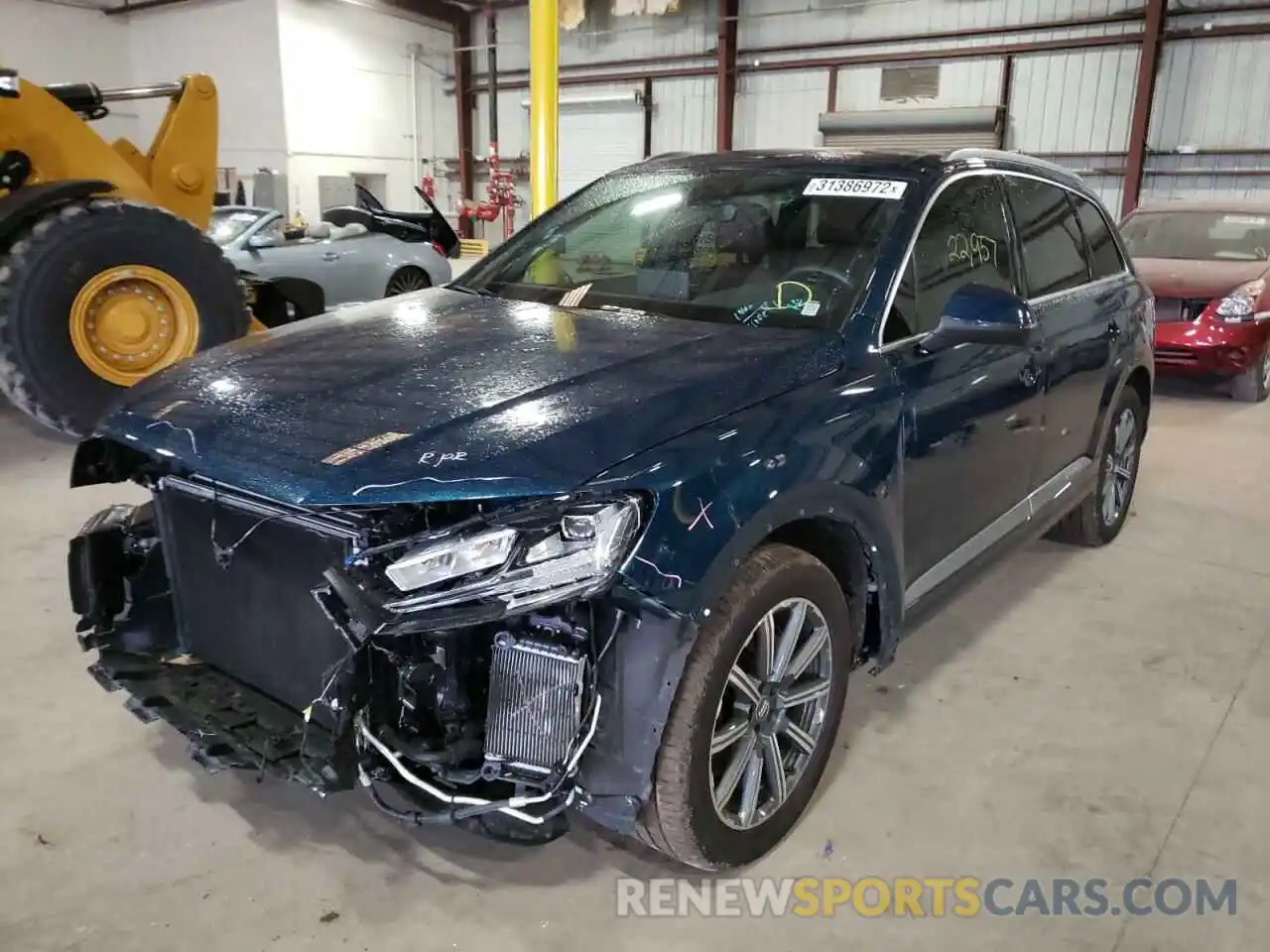 2 Photograph of a damaged car WA1LAAF72KD035598 AUDI Q7 2019