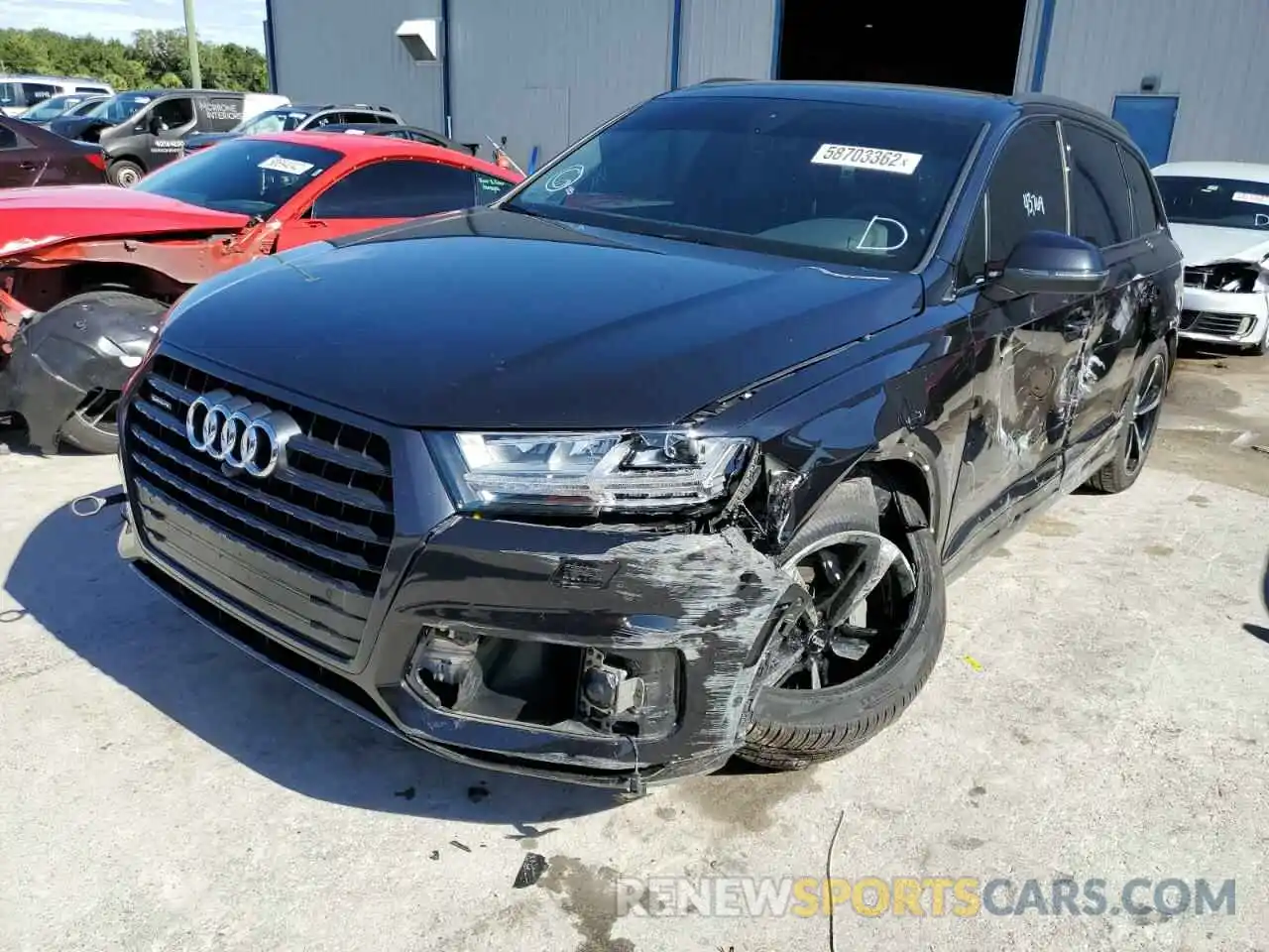 2 Photograph of a damaged car WA1LAAF72KD045516 AUDI Q7 2019