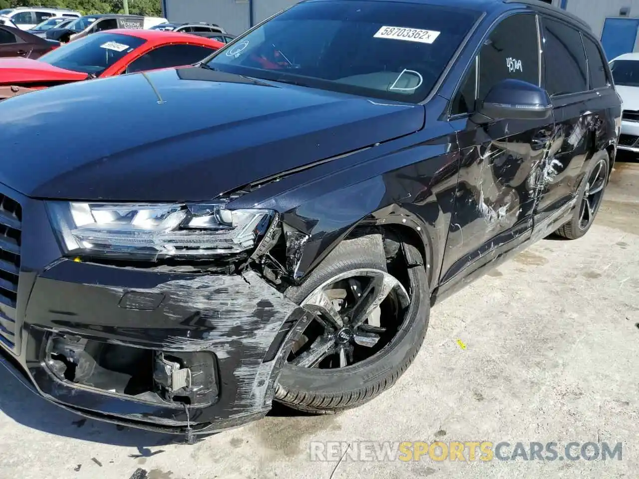 9 Photograph of a damaged car WA1LAAF72KD045516 AUDI Q7 2019