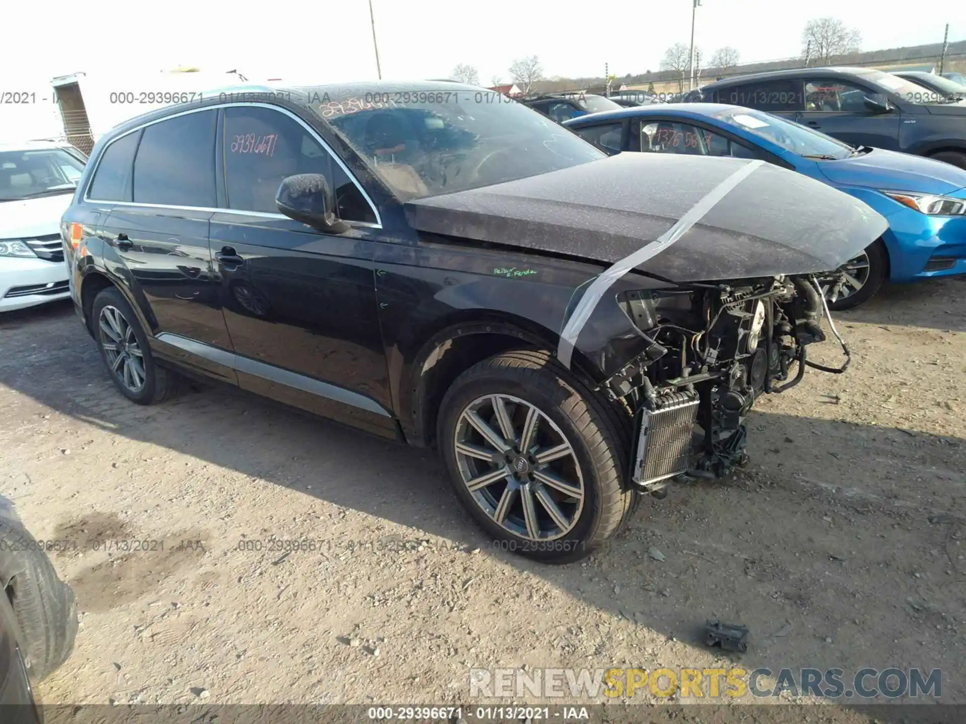 1 Photograph of a damaged car WA1LAAF73KD005106 AUDI Q7 2019