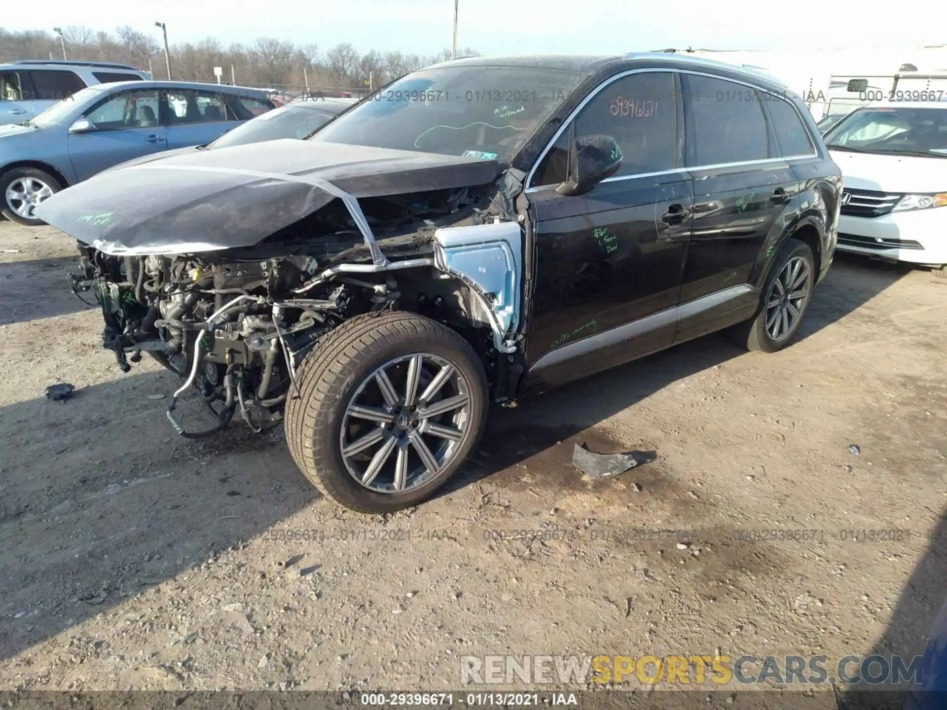 2 Photograph of a damaged car WA1LAAF73KD005106 AUDI Q7 2019