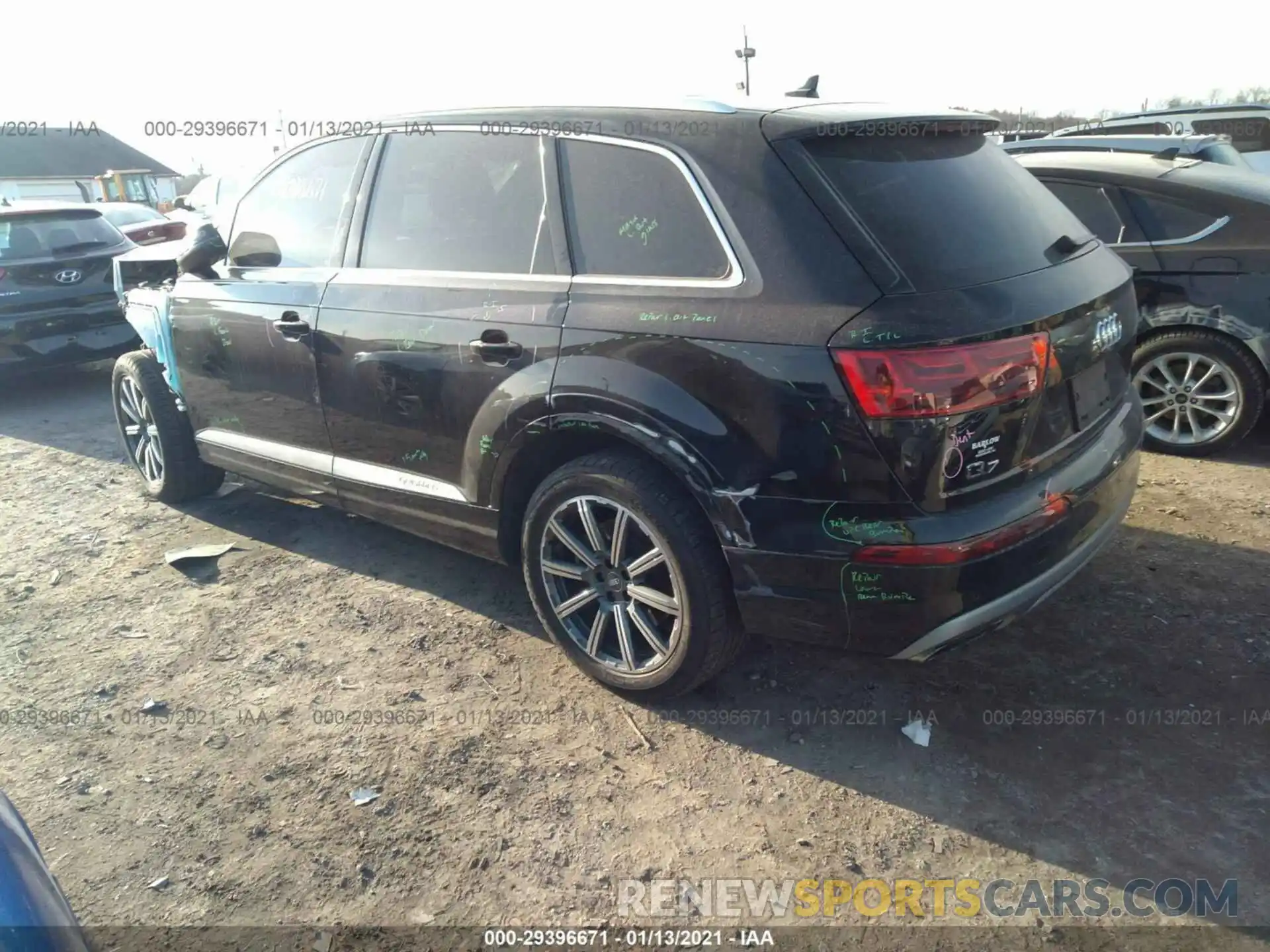 3 Photograph of a damaged car WA1LAAF73KD005106 AUDI Q7 2019