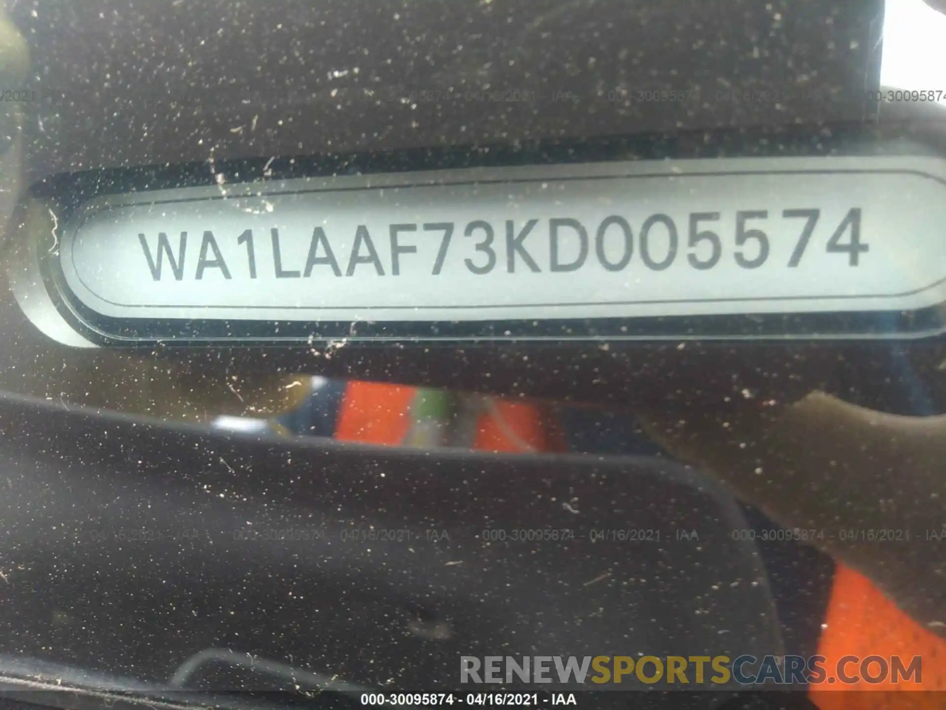 9 Фотография поврежденного автомобиля WA1LAAF73KD005574 AUDI Q7 2019