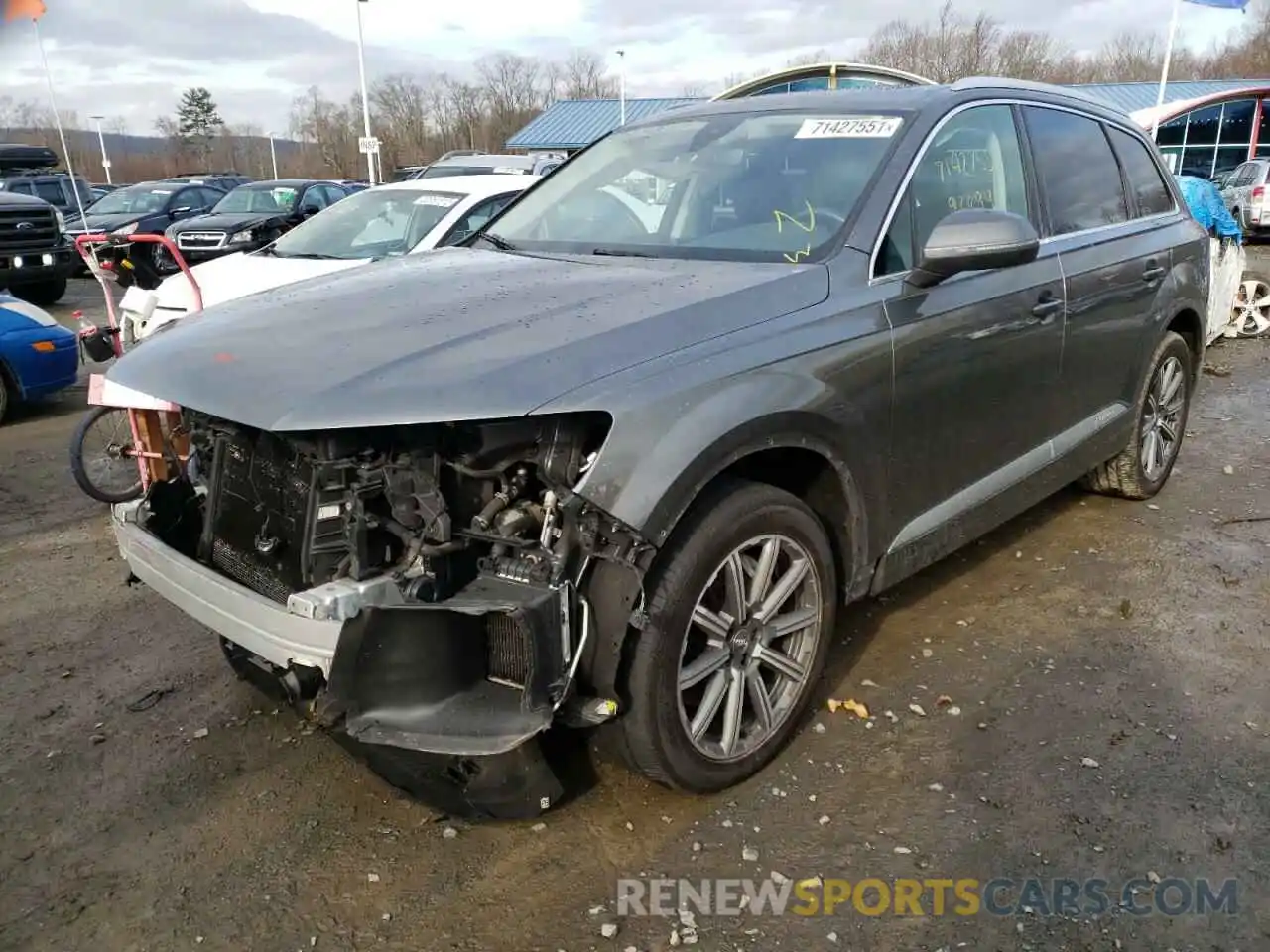 2 Photograph of a damaged car WA1LAAF73KD014355 AUDI Q7 2019