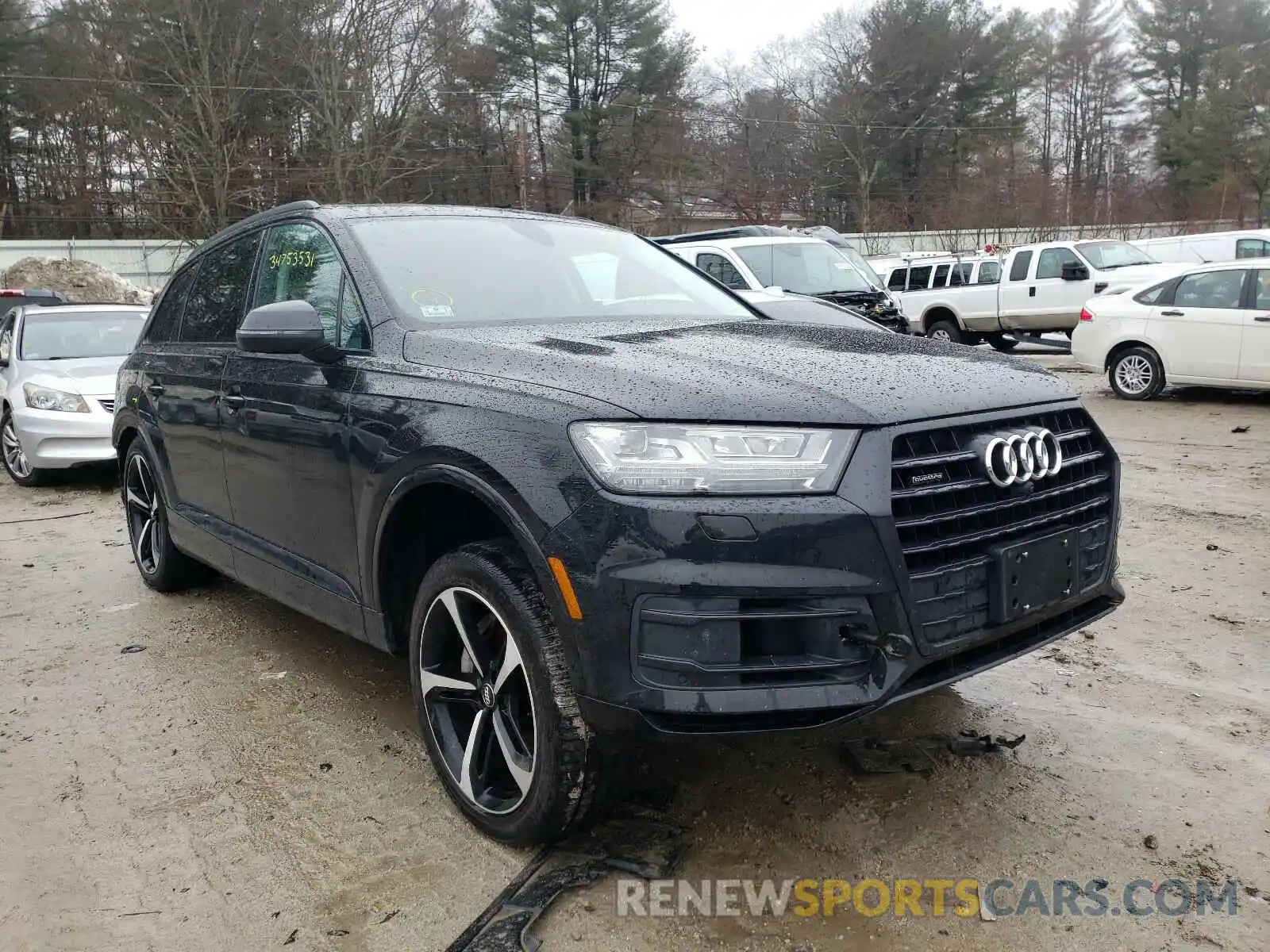 1 Photograph of a damaged car WA1LAAF73KD047694 AUDI Q7 2019