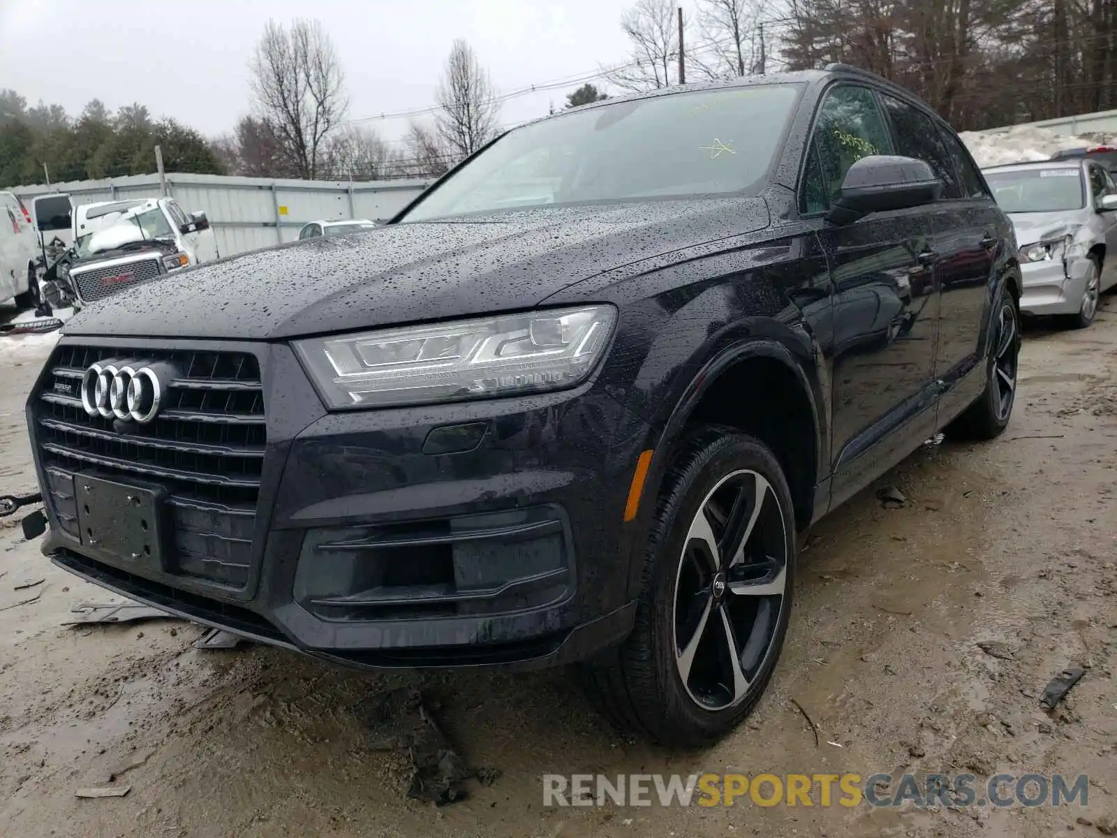 2 Photograph of a damaged car WA1LAAF73KD047694 AUDI Q7 2019