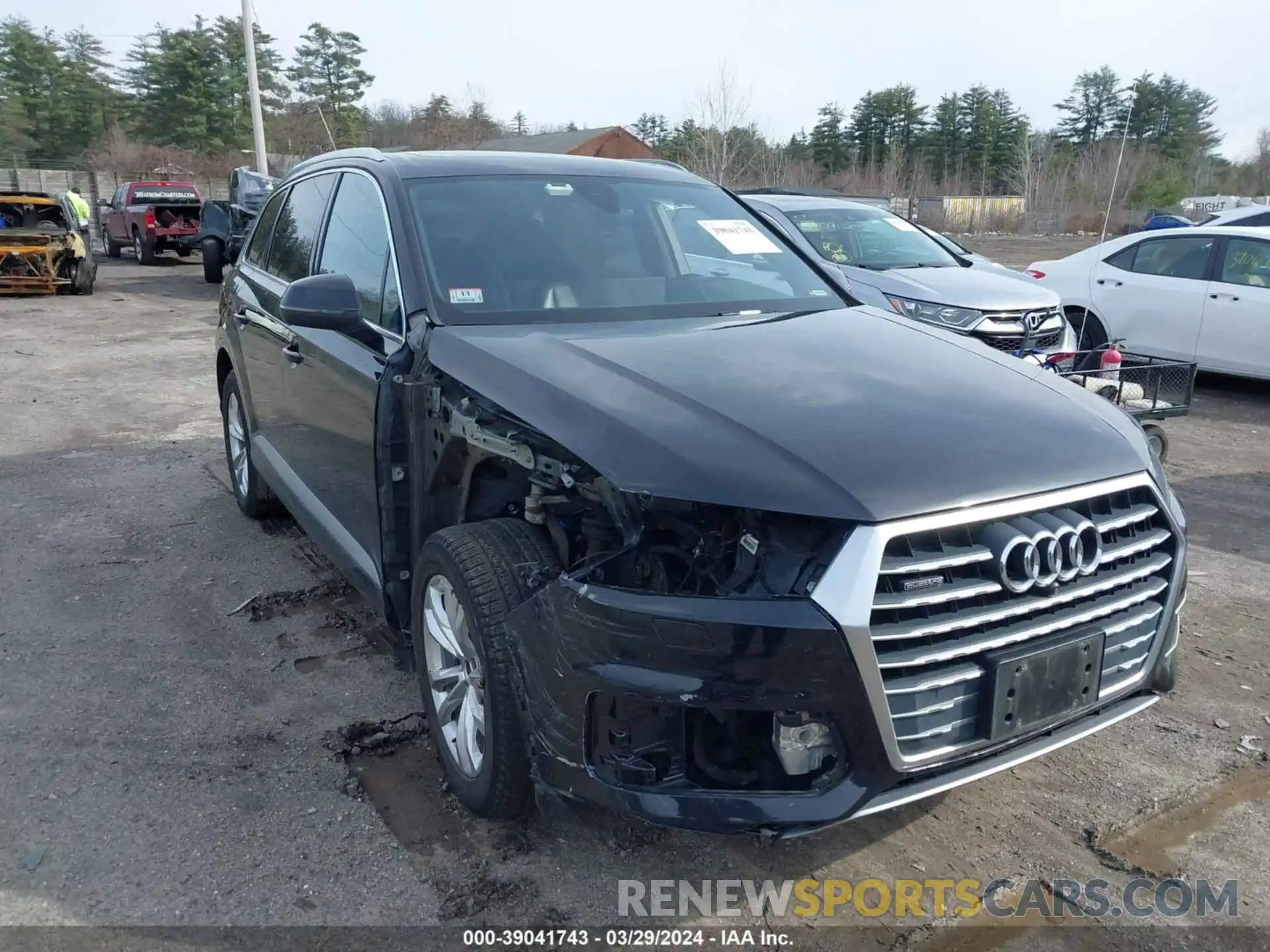 1 Photograph of a damaged car WA1LAAF74KD000805 AUDI Q7 2019