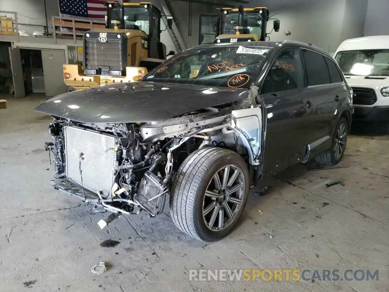 2 Photograph of a damaged car WA1LAAF74KD001355 AUDI Q7 2019