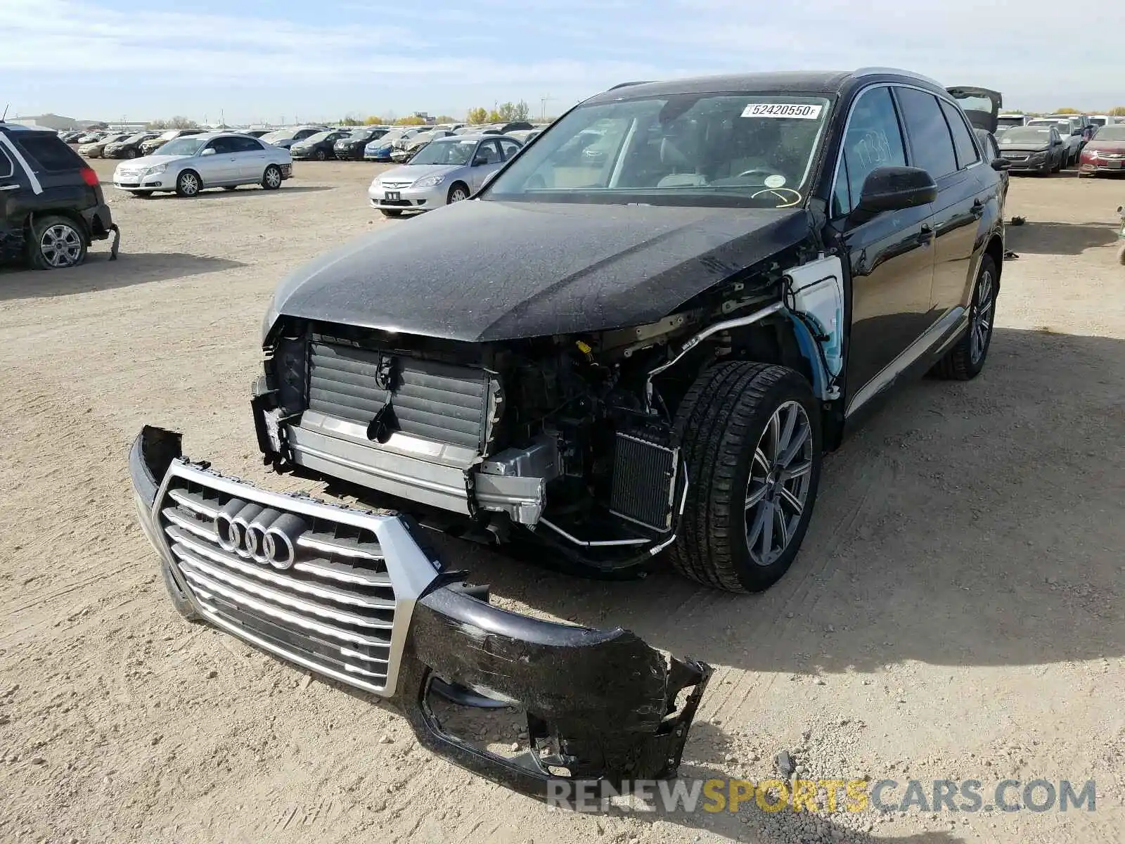 2 Photograph of a damaged car WA1LAAF74KD002795 AUDI Q7 2019