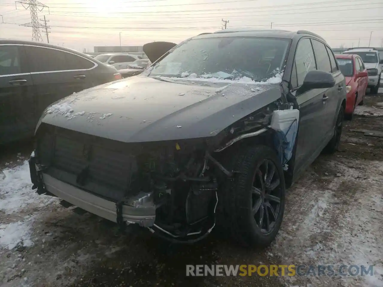 2 Photograph of a damaged car WA1LAAF74KD003073 AUDI Q7 2019