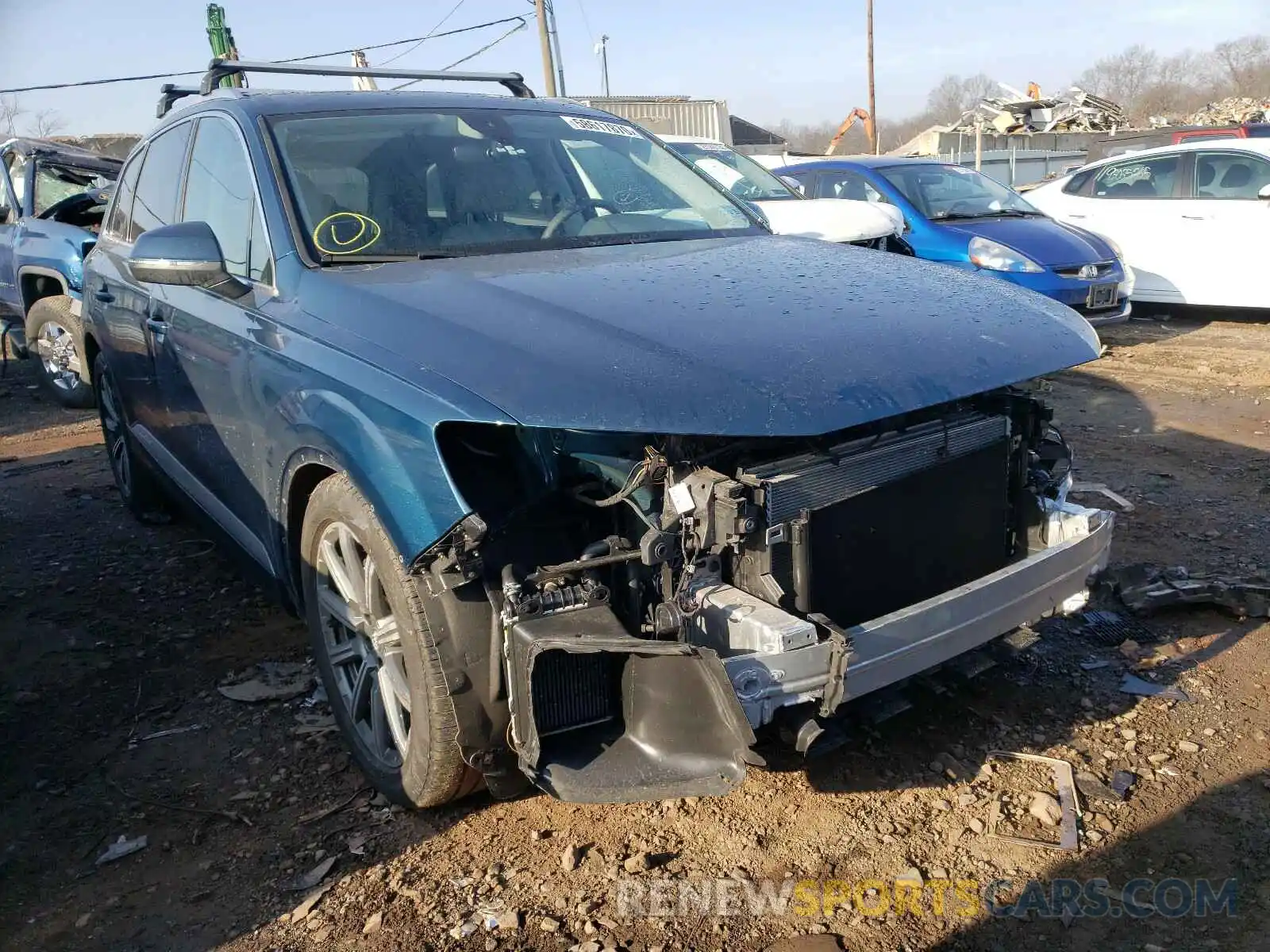 1 Фотография поврежденного автомобиля WA1LAAF74KD046215 AUDI Q7 2019