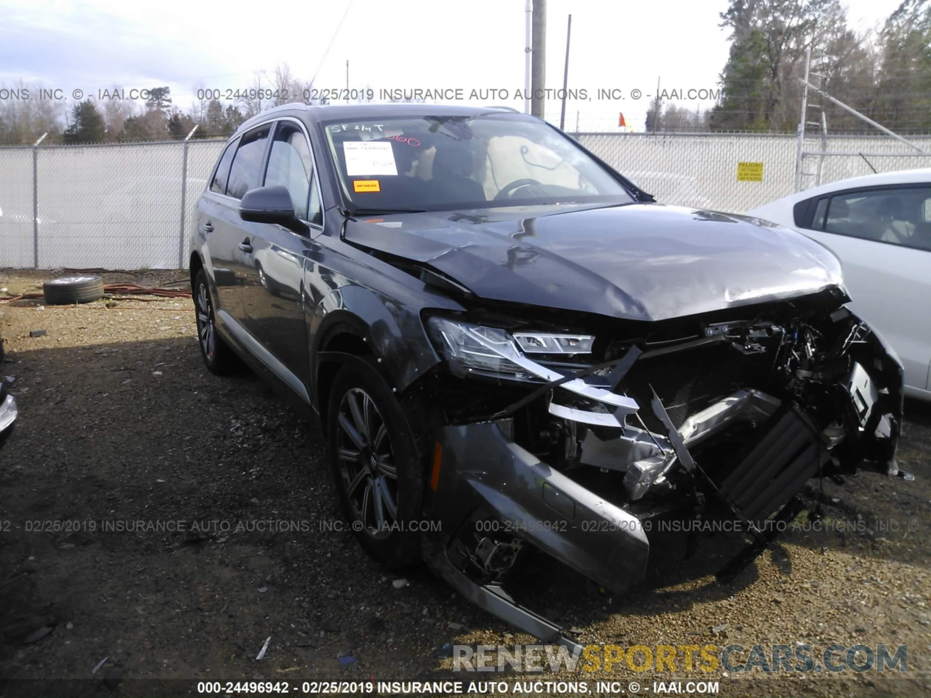 1 Photograph of a damaged car WA1LAAF75KD006788 AUDI Q7 2019