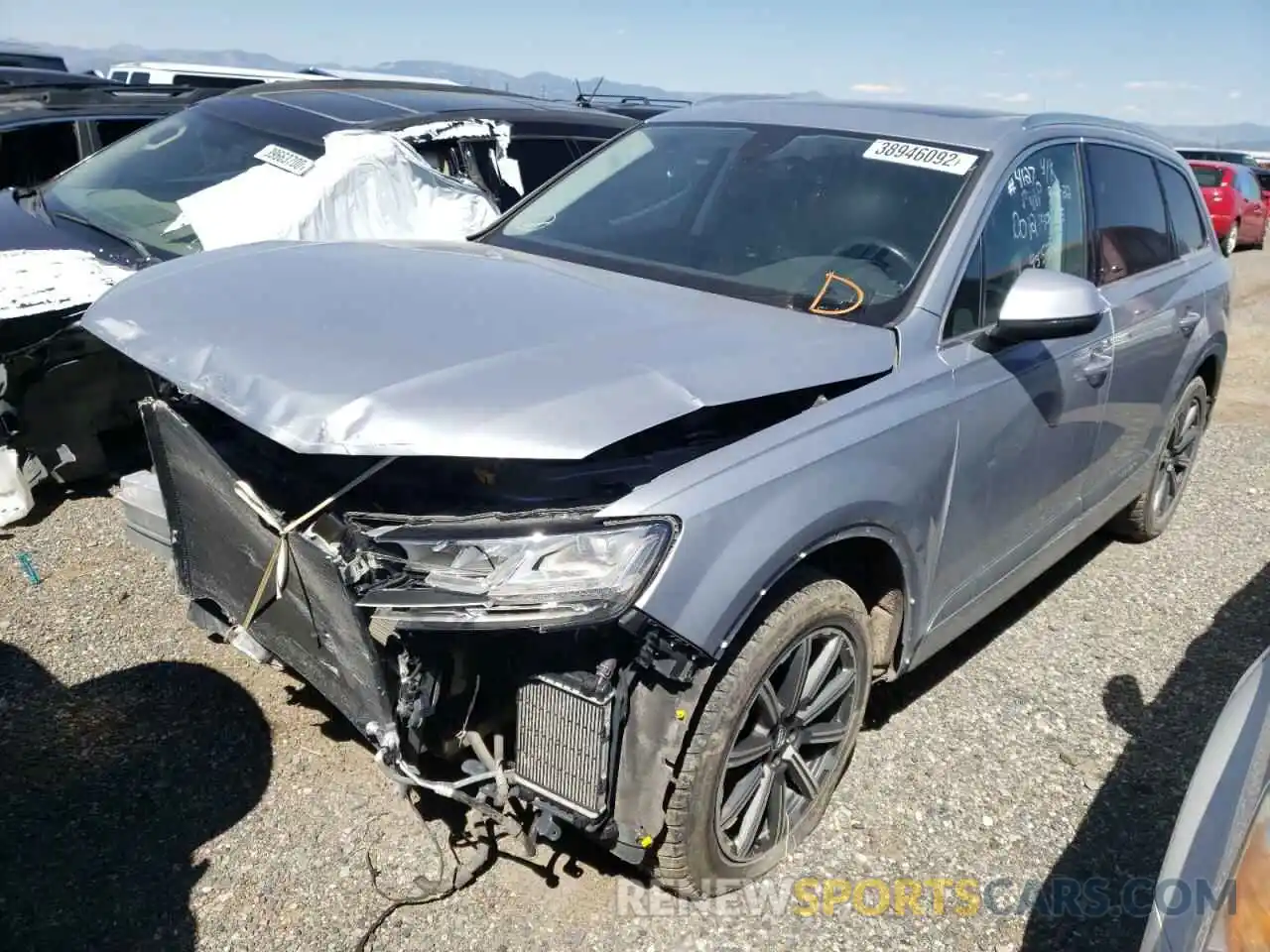 2 Photograph of a damaged car WA1LAAF75KD012140 AUDI Q7 2019