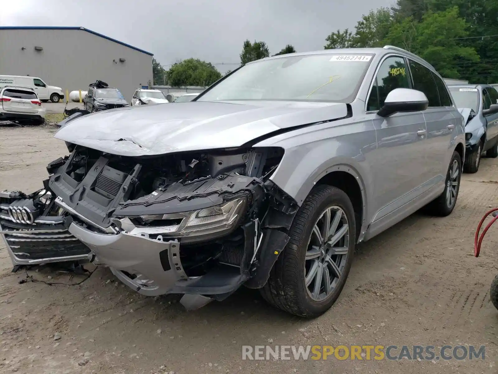 2 Photograph of a damaged car WA1LAAF76KD002118 AUDI Q7 2019