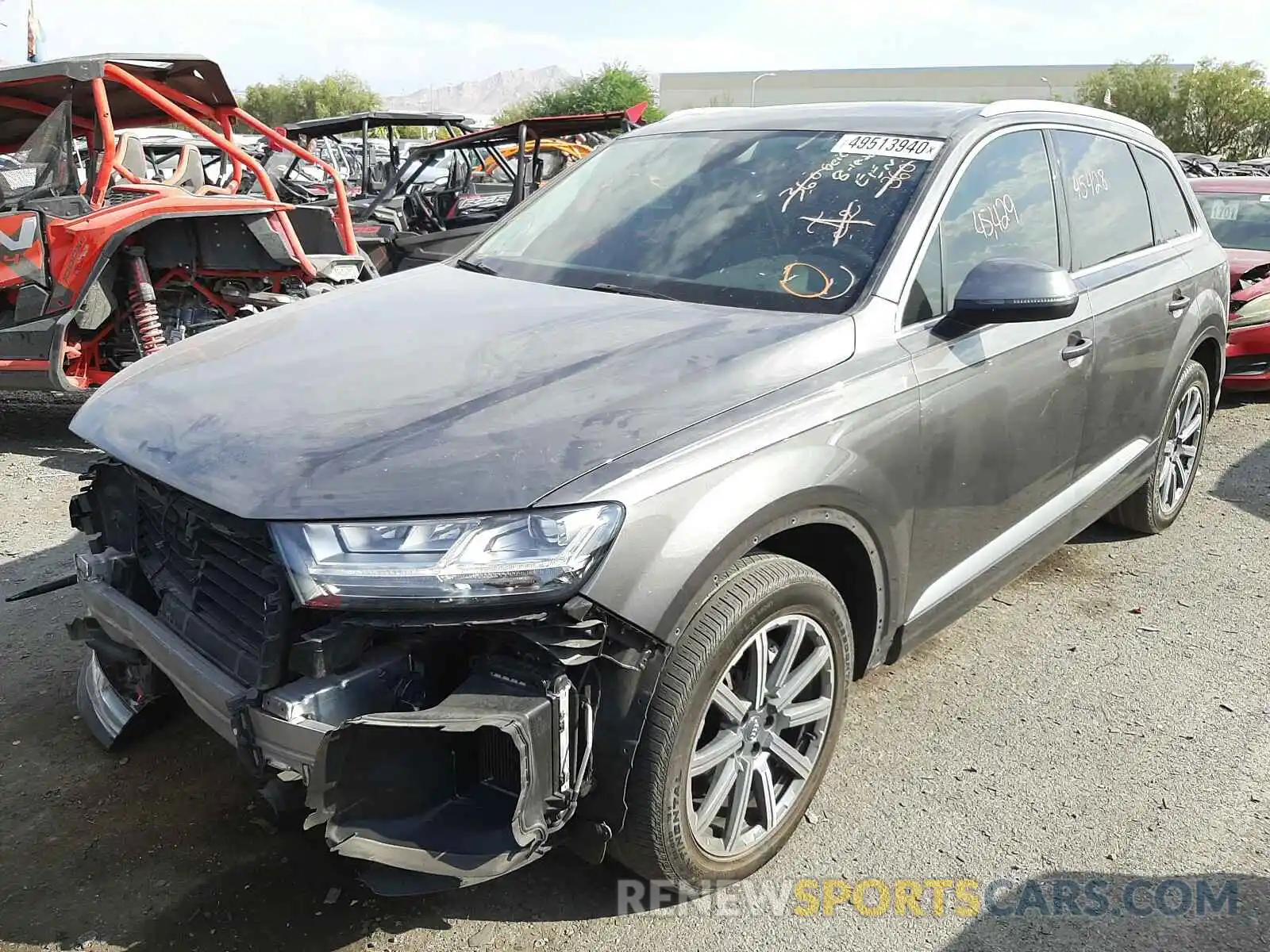 2 Photograph of a damaged car WA1LAAF76KD002278 AUDI Q7 2019