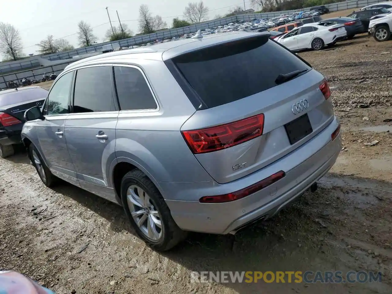 2 Photograph of a damaged car WA1LAAF76KD017265 AUDI Q7 2019