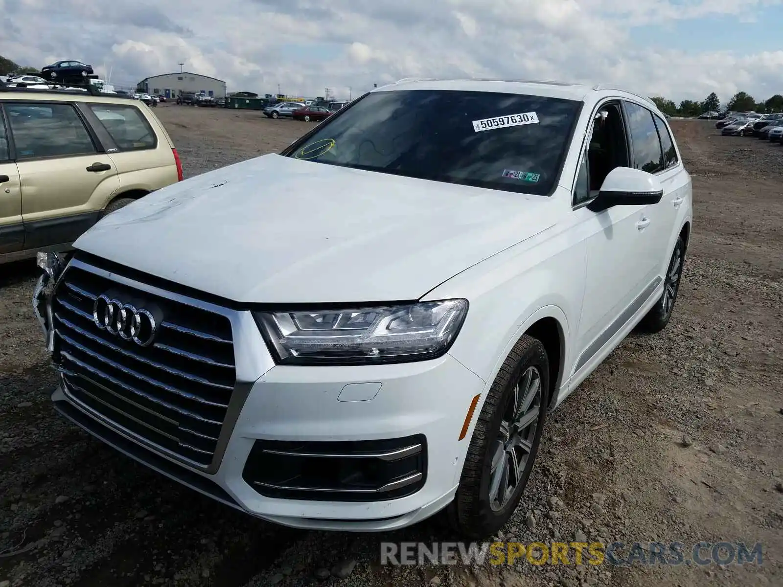 2 Photograph of a damaged car WA1LAAF76KD032963 AUDI Q7 2019