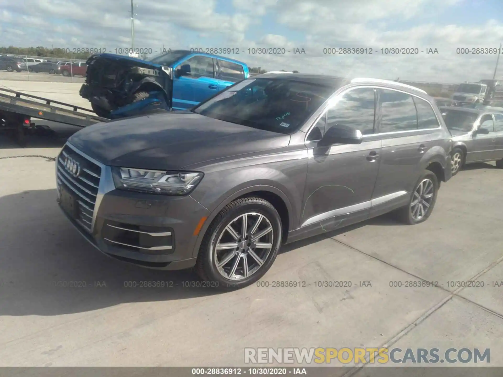 2 Photograph of a damaged car WA1LAAF76KD040884 AUDI Q7 2019