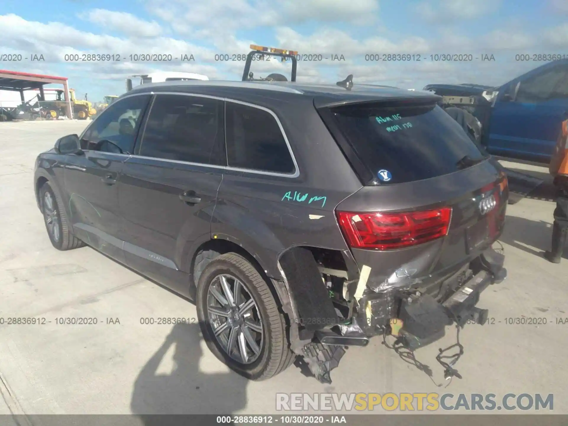 3 Photograph of a damaged car WA1LAAF76KD040884 AUDI Q7 2019