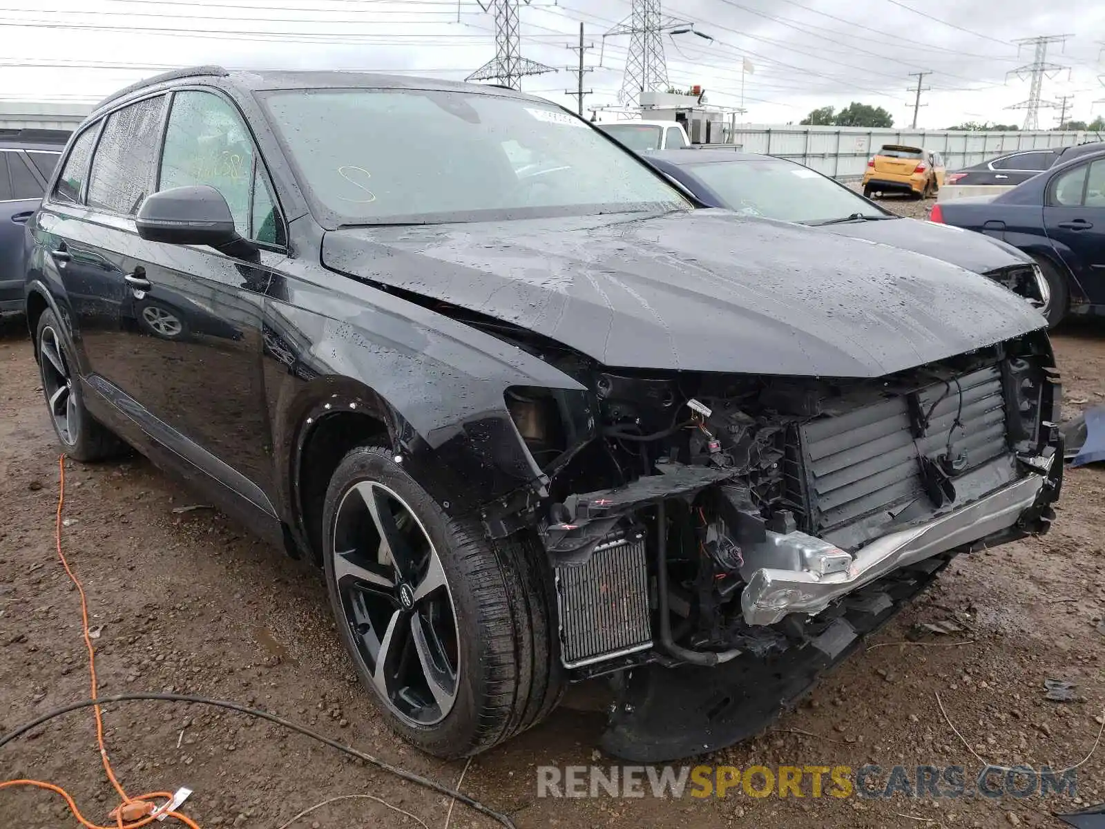 1 Photograph of a damaged car WA1LAAF76KD049455 AUDI Q7 2019