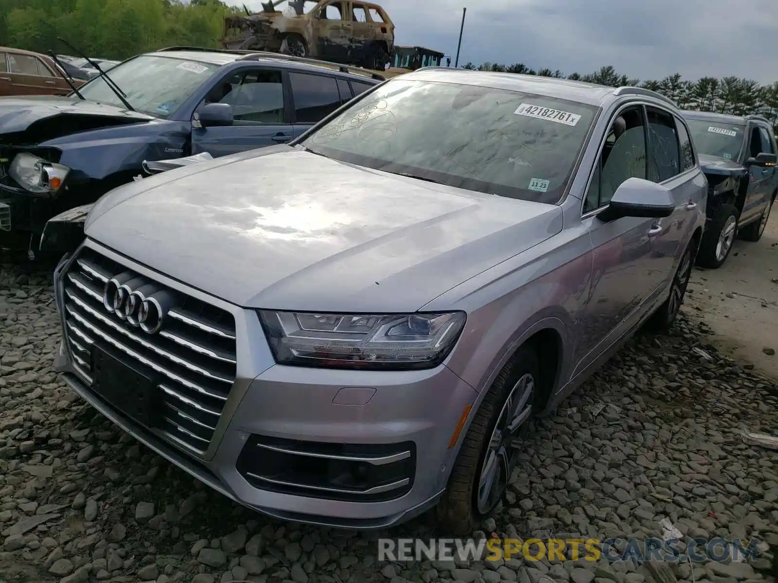 2 Фотография поврежденного автомобиля WA1LAAF77KD000636 AUDI Q7 2019