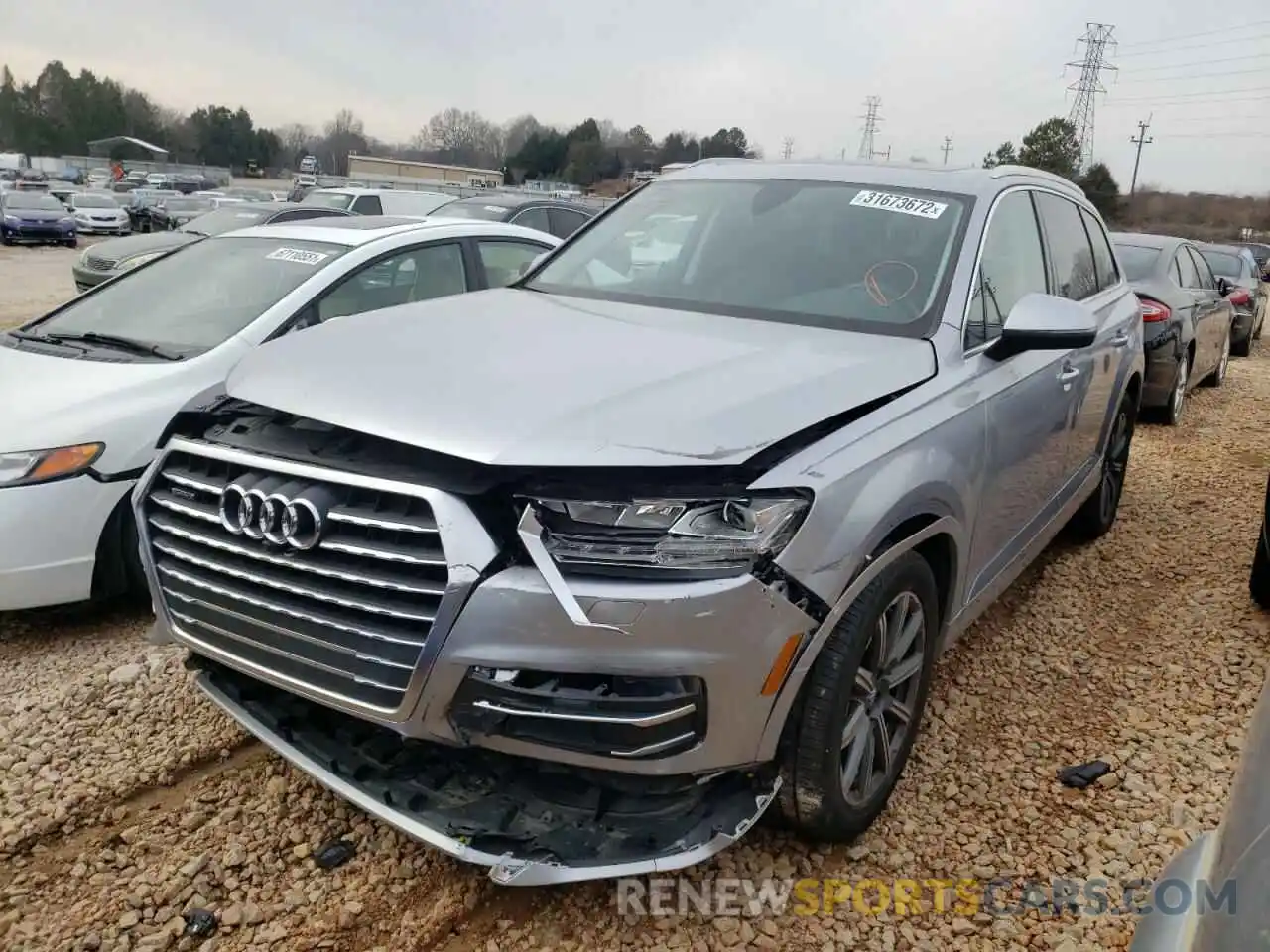 2 Photograph of a damaged car WA1LAAF77KD035757 AUDI Q7 2019