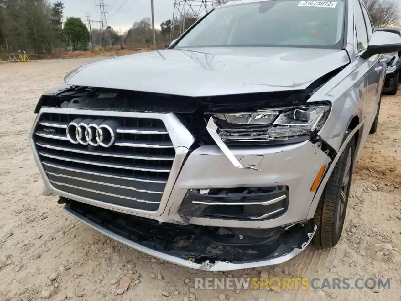 9 Photograph of a damaged car WA1LAAF77KD035757 AUDI Q7 2019